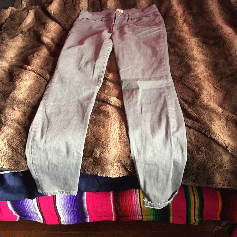 J. Crew Lookout High Rise Skinny Jean. 32 Grey